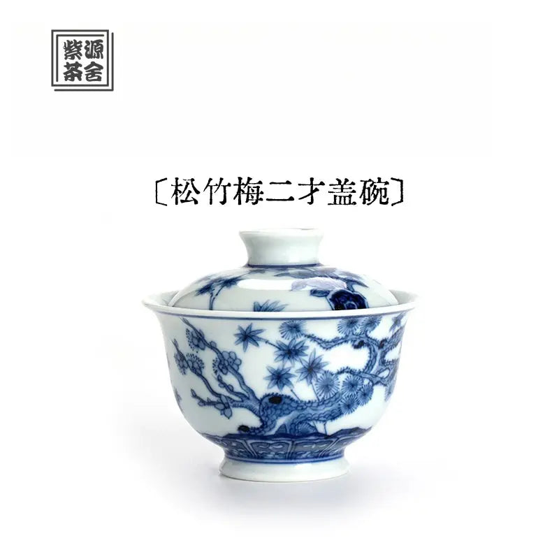 Song Zhu Mei - Jing De Zhen Porcelain Gaiwan zycschina