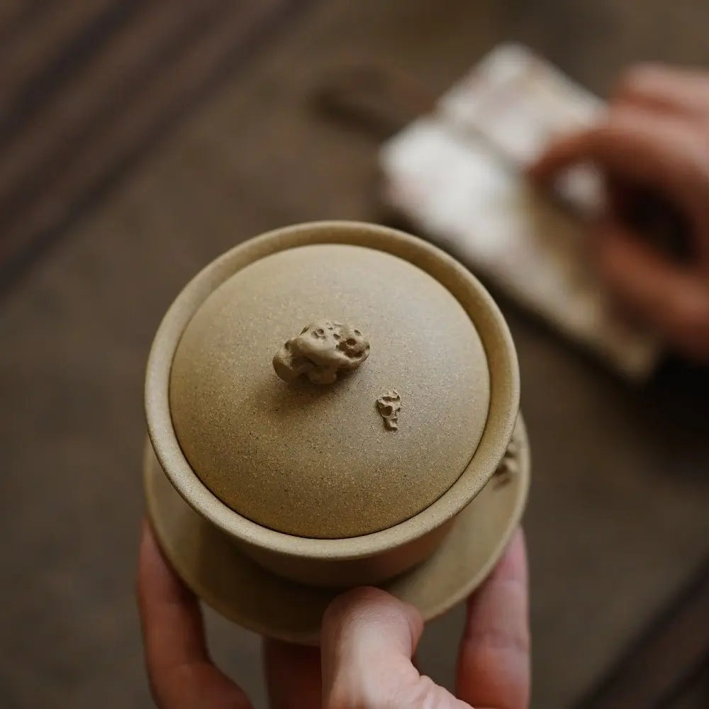 Tai Hu Shi 200cc - Yixing Handmade Gaiwan 江苏宜兴