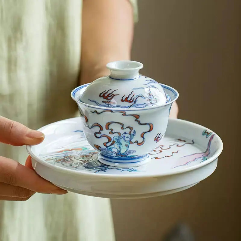Tai Ping You Xiang - Jing De Zhen Porcelain Gaiwan zycschina