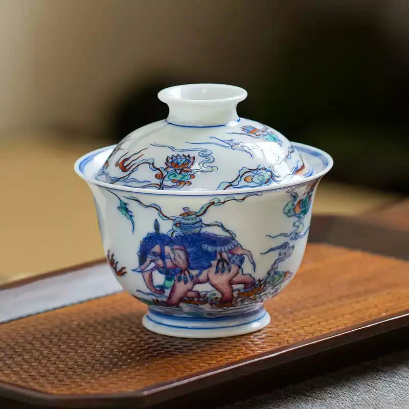 Tai Ping You Xiang - Jing De Zhen Porcelain Gaiwan zycschina