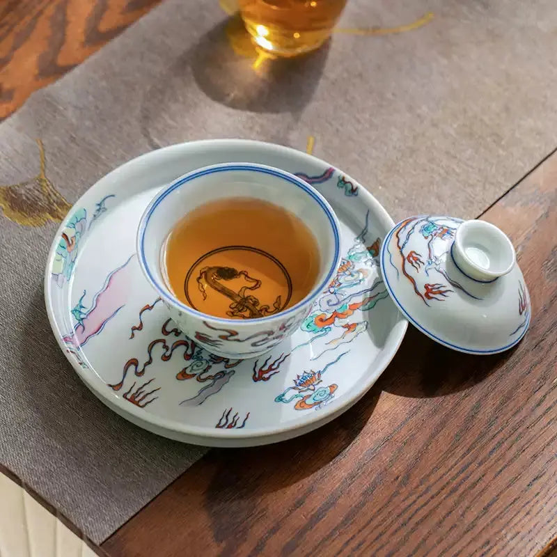 Tai Ping You Xiang - Jing De Zhen Porcelain Gaiwan zycschina