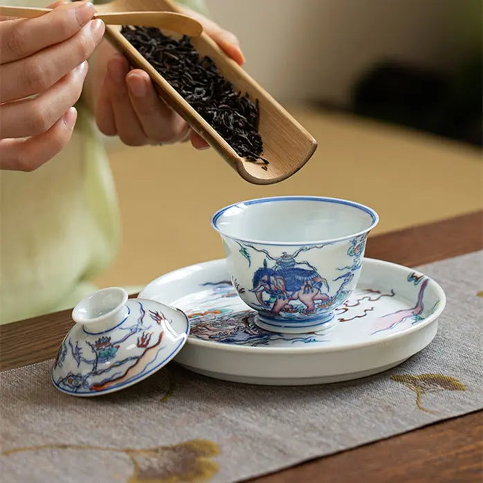 Tai Ping You Xiang - Jing De Zhen Porcelain Gaiwan zycschina