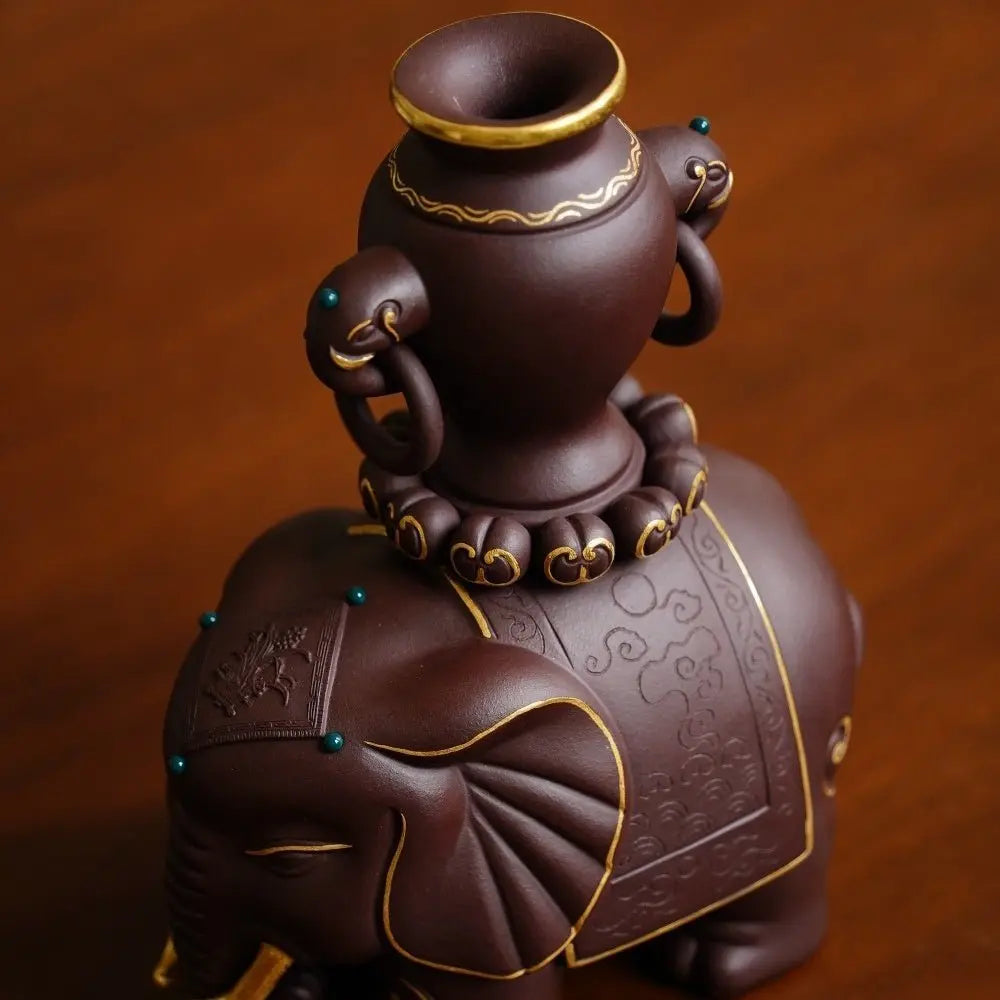 Tai Ping You Xiang - Zisha Sculpture 江苏宜兴