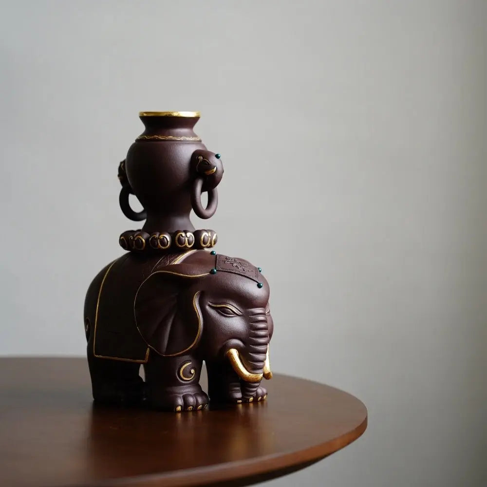 Tai Ping You Xiang - Zisha Sculpture 江苏宜兴