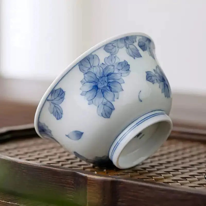 Tai Yang Hua 120cc - Jing De Zhen Porcelain Gaiwan zycschina