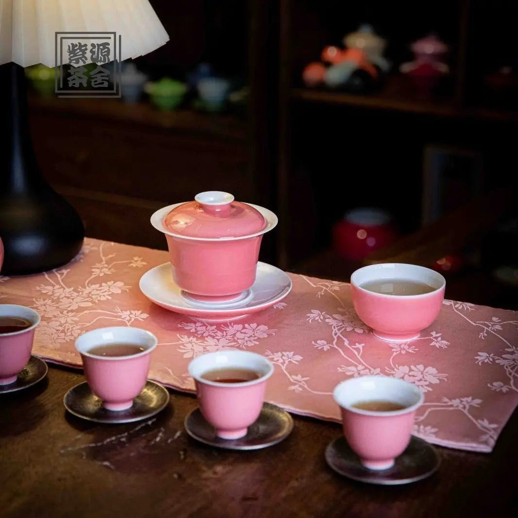 Tao Hong - Jing De Zhen Porcelain Gaiwan zycschina