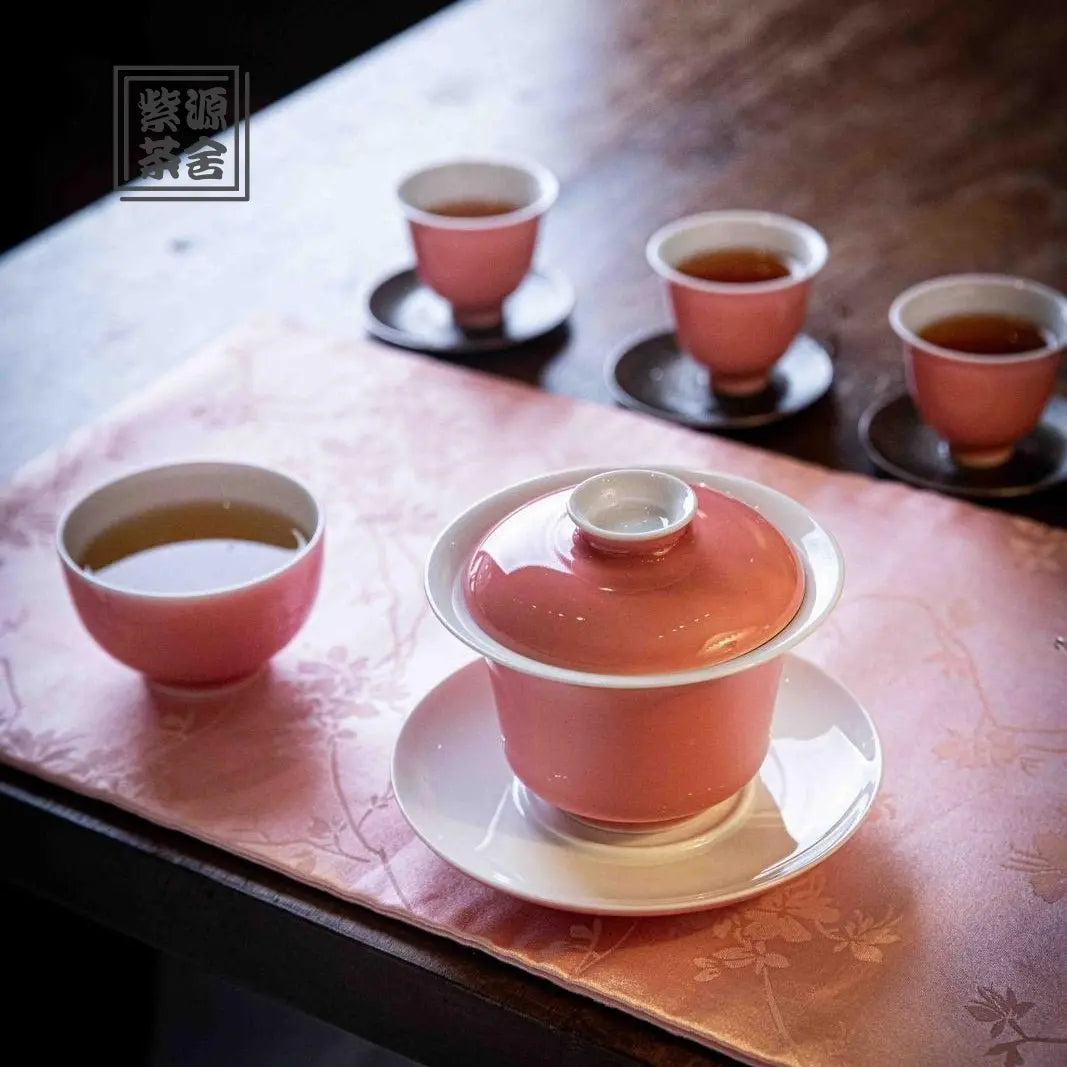 Tao Hong - Jing De Zhen Porcelain Gaiwan zycschina