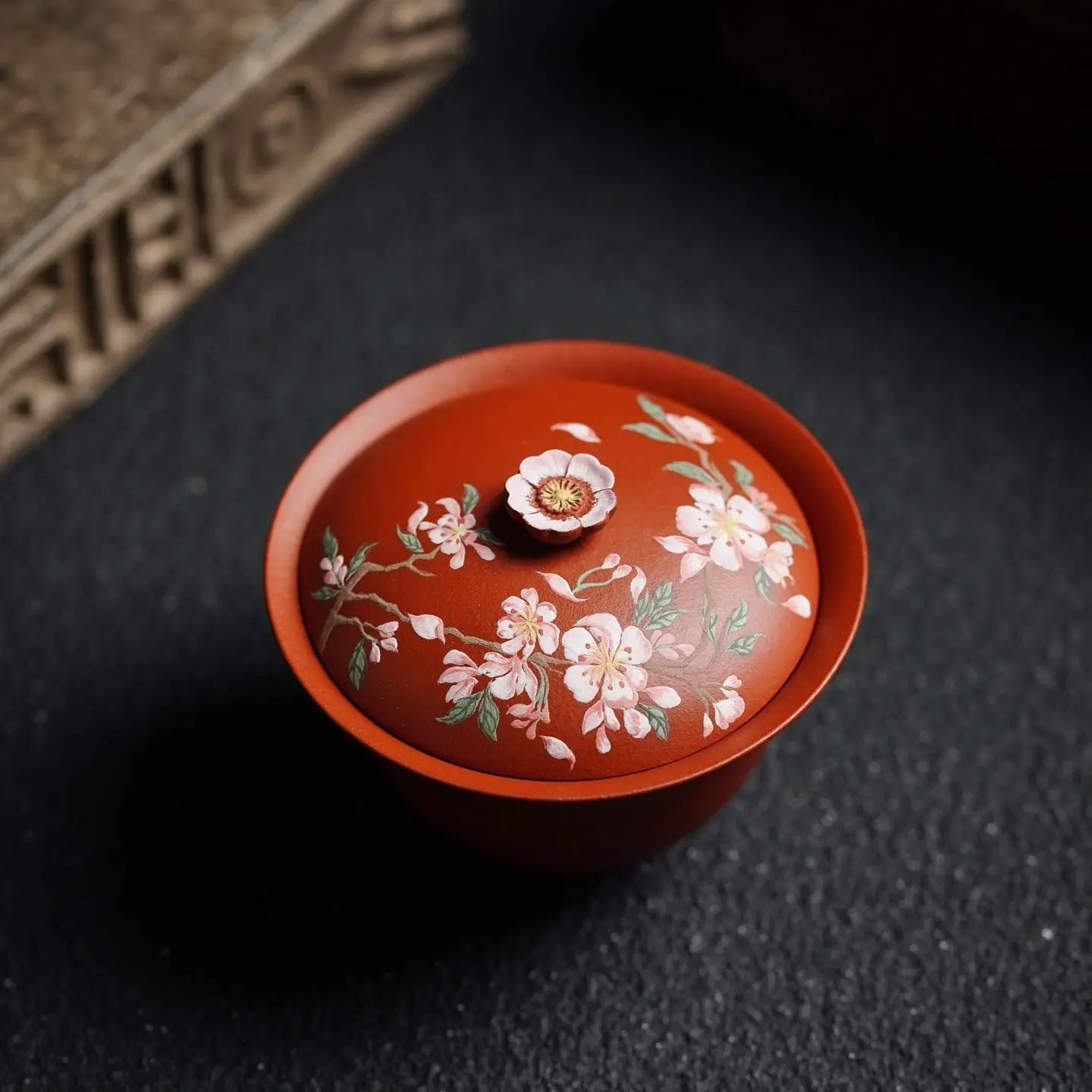 Tao Hua 140cc - Yixing Handmade Gaiwan 江苏宜兴