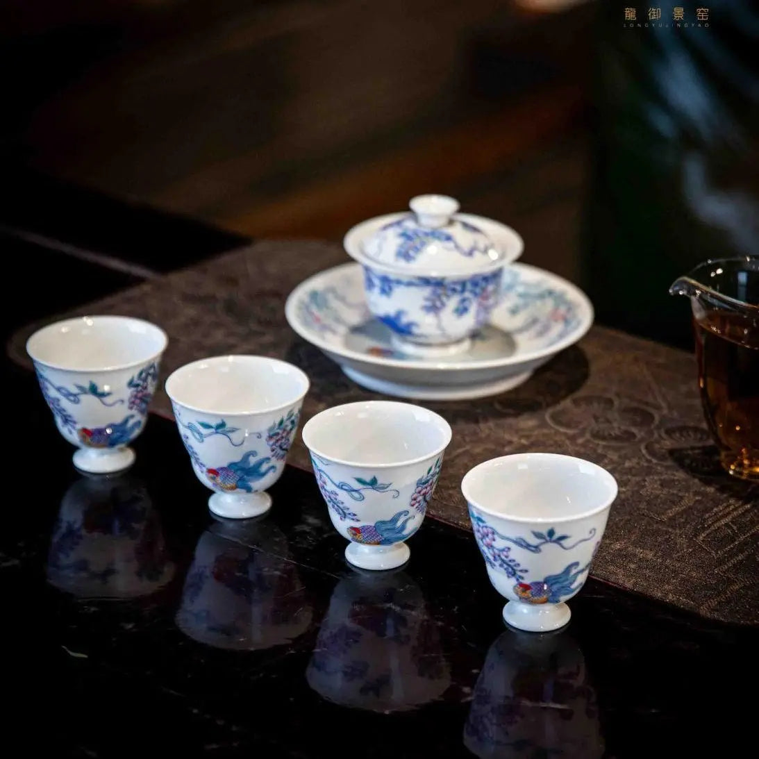 Teng Yu - Jing De Zhen Porcelain Gaiwan zycschina
