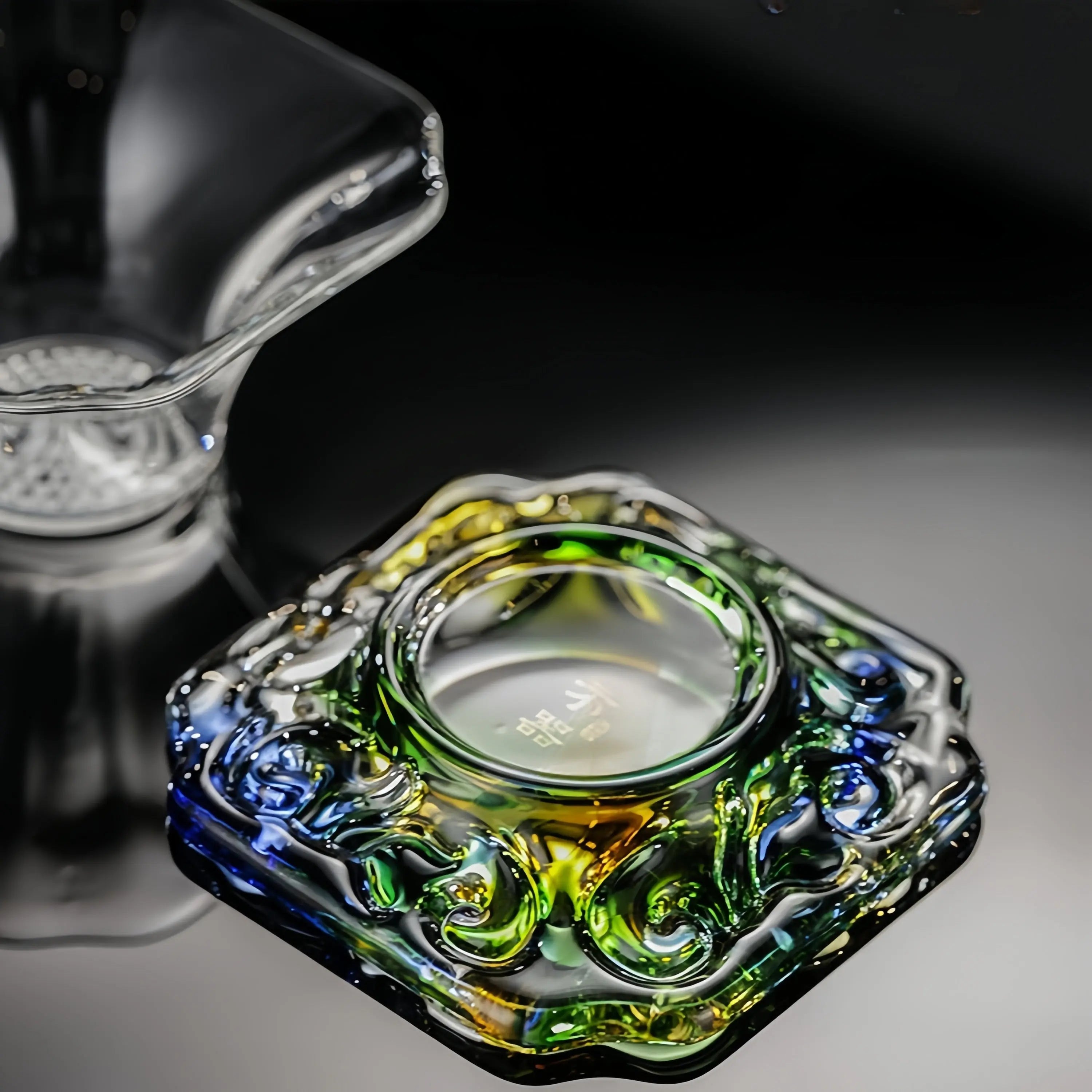 Tian Jin(Mi Cui) - Glass tea strainer zycschina