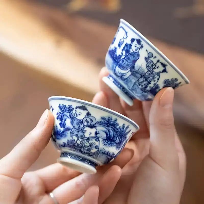 Tong Qu - Jing De Zhen Porcelain Teacup zycschina