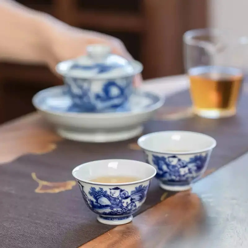 Tong Qu - Jing De Zhen Porcelain Teacup zycschina