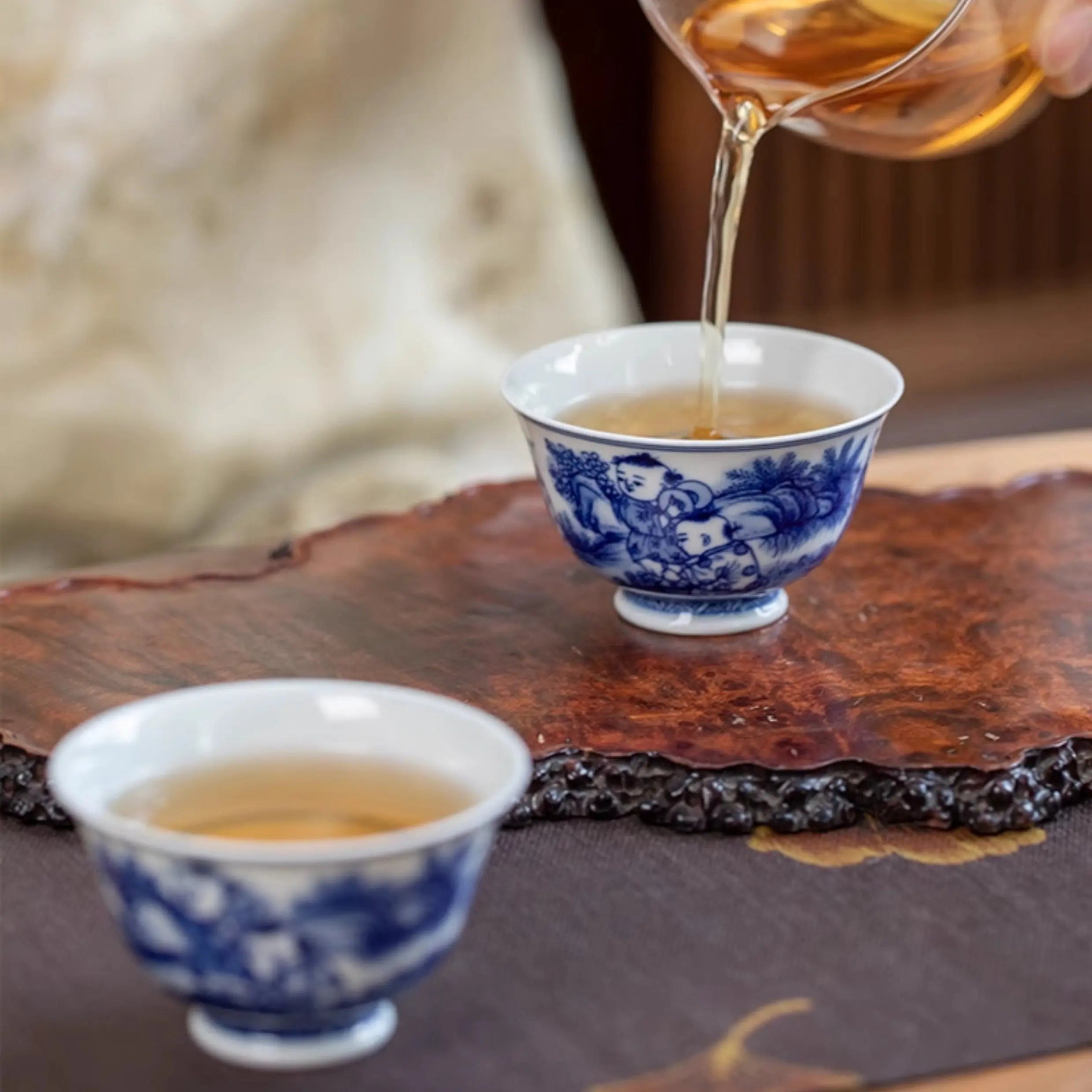 Tong Qu - Jing De Zhen Porcelain Teacup zycschina