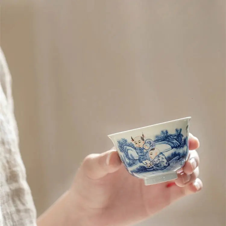 Tong Qu - Jing De Zhen Porcelain Teacup zycschina