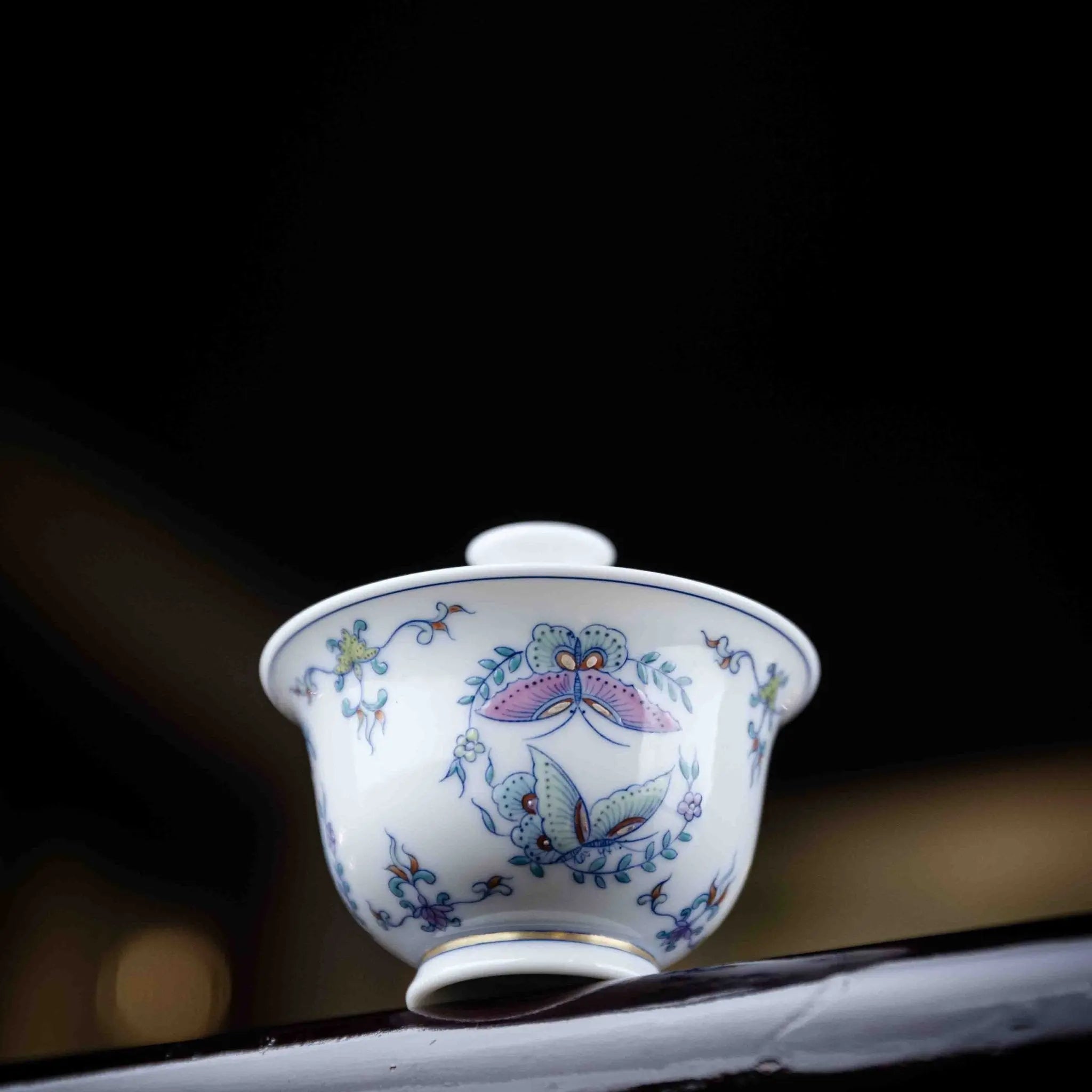 Tuan Die 120cc - Jing De Zhen Porcelain Gaiwan zycschina