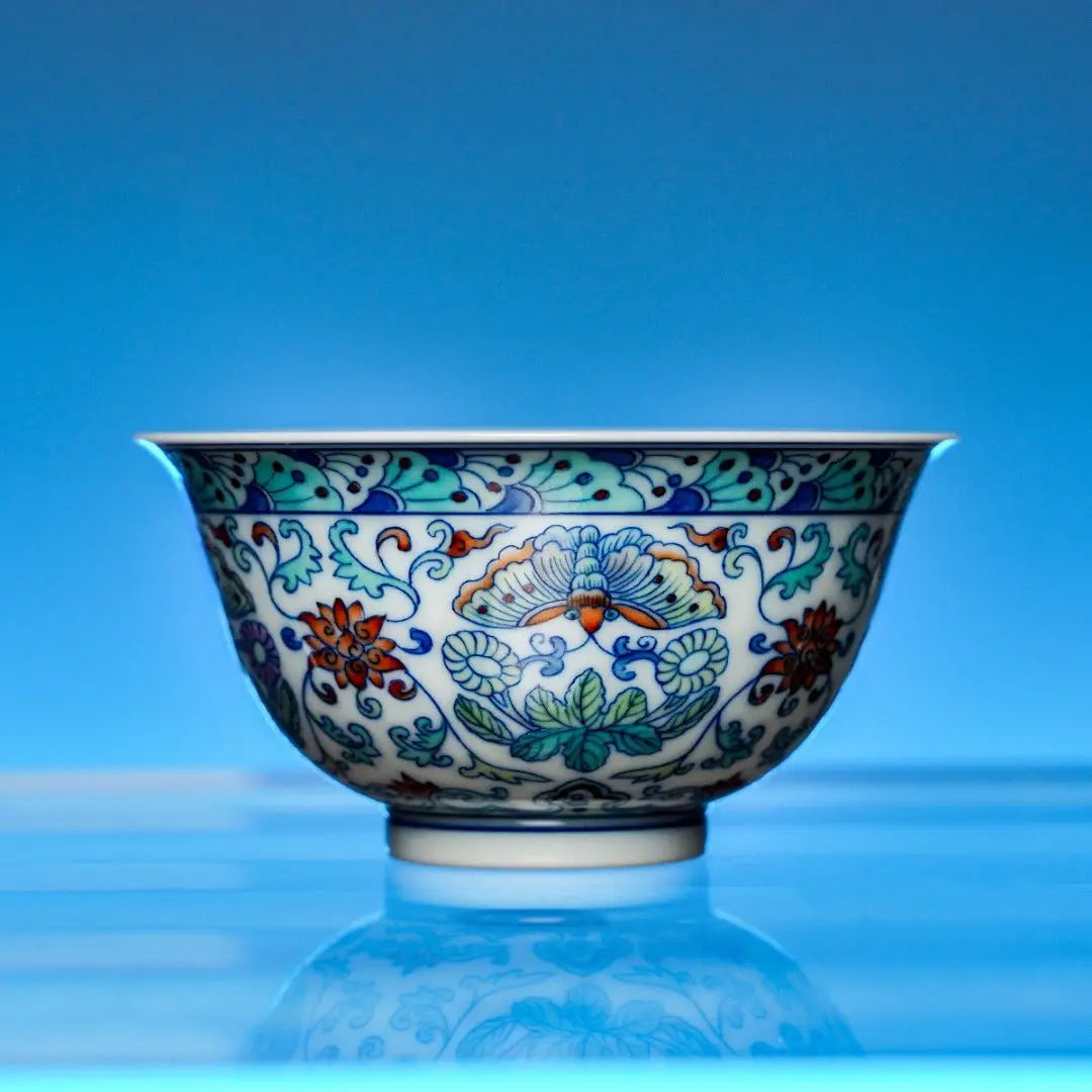 Tuan Die 120cc - Jing De Zhen Porcelain Gaiwan zycschina