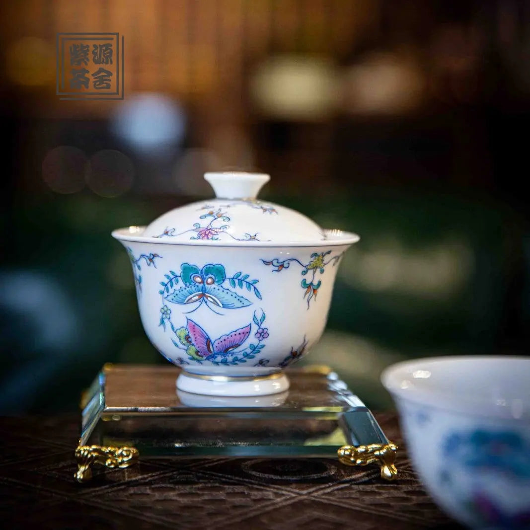 Tuan Hua Die - Jing De Zhen Porcelain Gaiwan zycschina