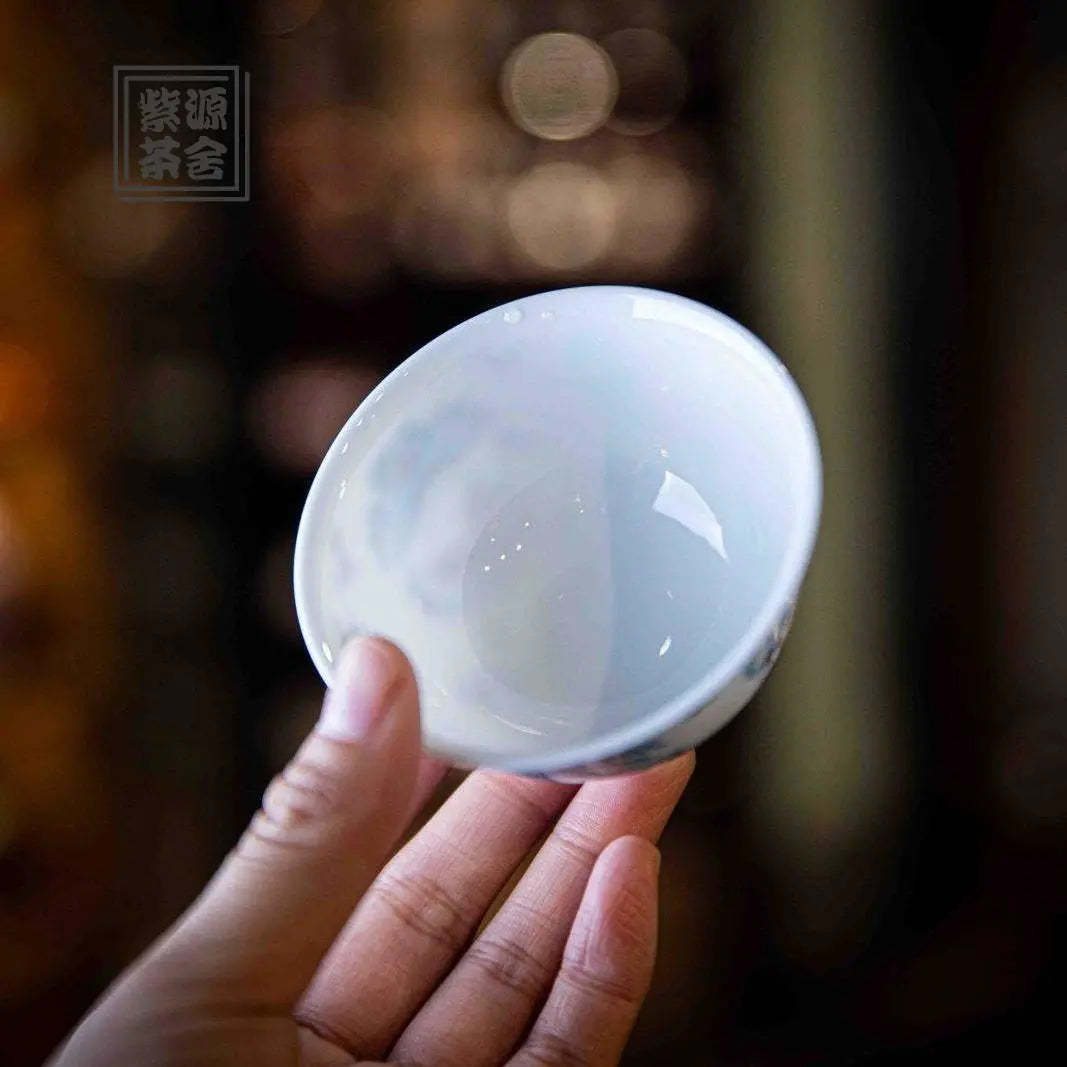 Tuan Hua Die - Jing De Zhen Porcelain Gaiwan zycschina