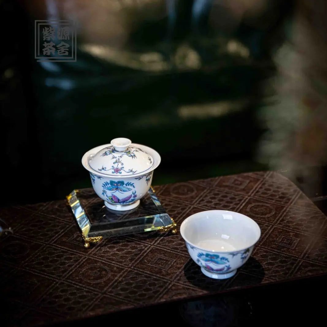 Tuan Hua Die - Jing De Zhen Porcelain Gaiwan zycschina