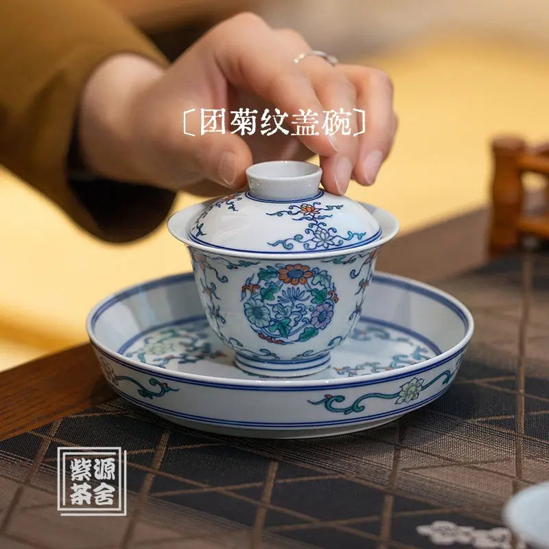 Tuan Ju Wen - Jing De Zhen Porcelain Gaiwan zycschina