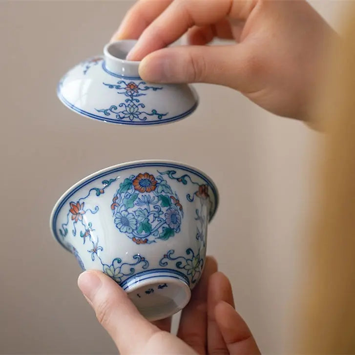 Tuan Ju Wen - Jing De Zhen Porcelain Gaiwan zycschina