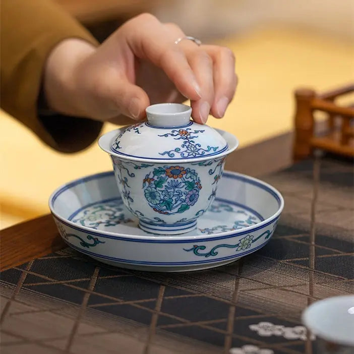 Tuan Ju Wen - Jing De Zhen Porcelain Gaiwan zycschina