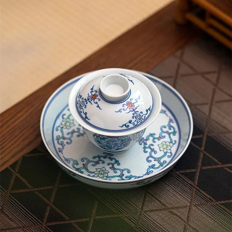 Tuan Ju Wen - Jing De Zhen Porcelain Gaiwan zycschina