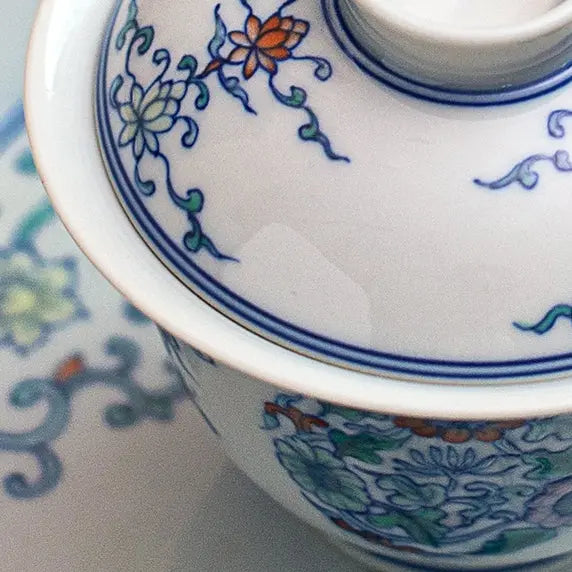 Tuan Ju Wen - Jing De Zhen Porcelain Gaiwan zycschina