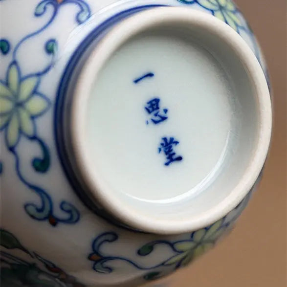 Tuan Ju Wen - Jing De Zhen Porcelain Gaiwan zycschina