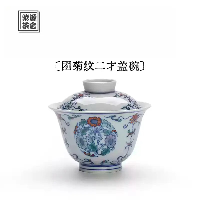 Tuan Ju Wen - Jing De Zhen Porcelain Gaiwan zycschina