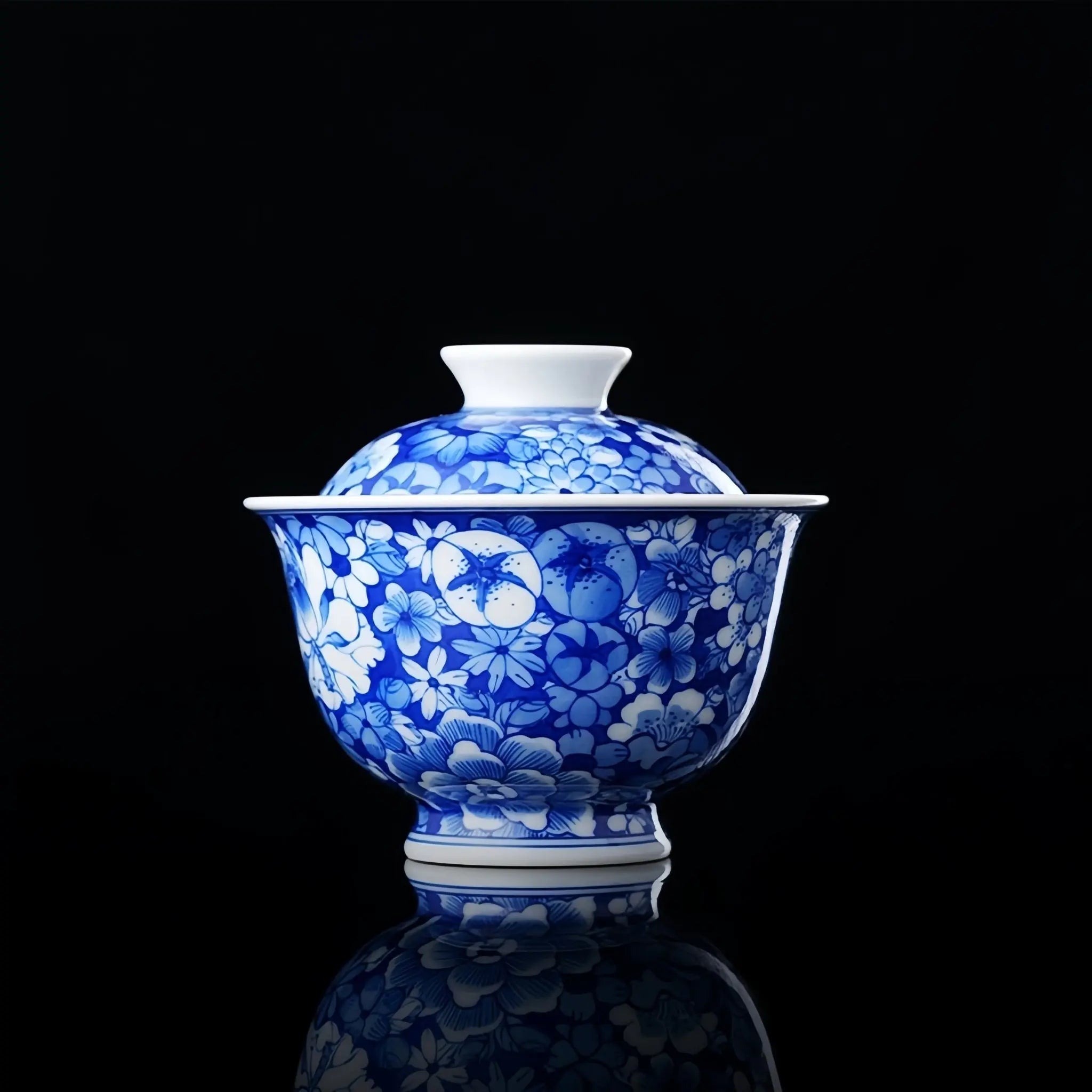 Wan Hua 110cc - Jing De Zhen Porcelain Gaiwan zycschina