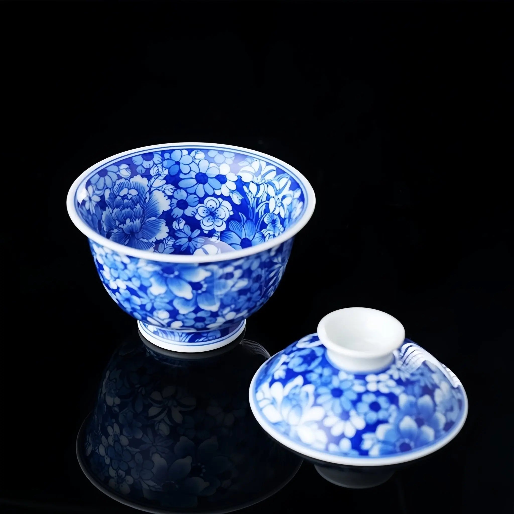 Wan Hua 110cc - Jing De Zhen Porcelain Gaiwan zycschina