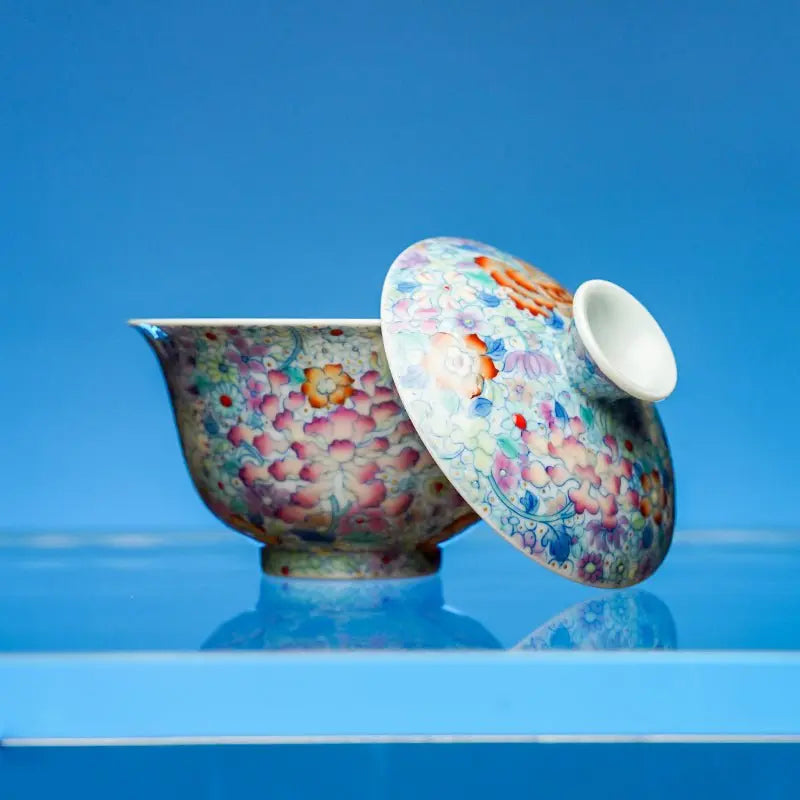 Wan Hua 135cc - Jing De Zhen Porcelain Gaiwan zycschina