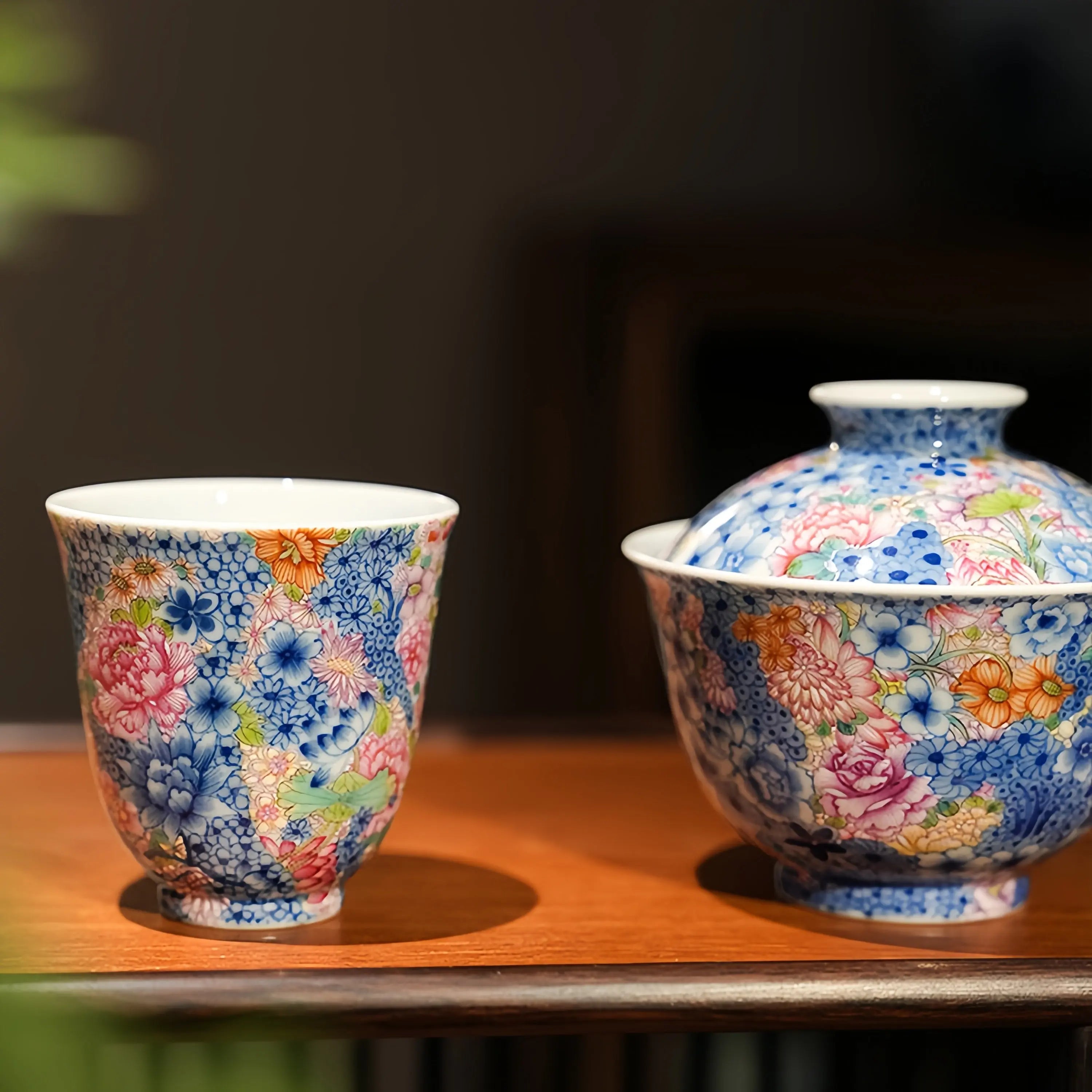 Wan Hua 195cc - Jing De Zhen Porcelain Gaiwan zycschina