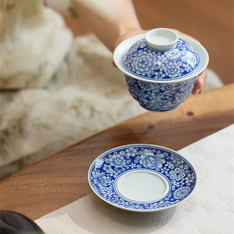 Wan Hua Xian Rui - Jing De Zhen Porcelain Gaiwan zycschina