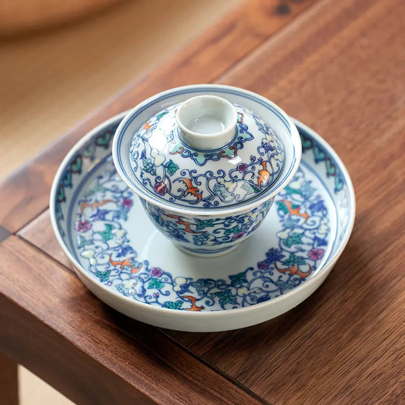 Wu Fu - Jing De Zhen Porcelain Gaiwan zycschina
