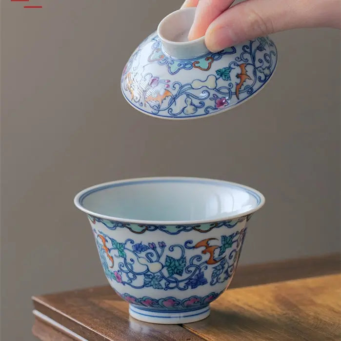 Wu Fu - Jing De Zhen Porcelain Gaiwan zycschina