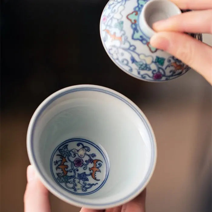 Wu Fu - Jing De Zhen Porcelain Gaiwan zycschina