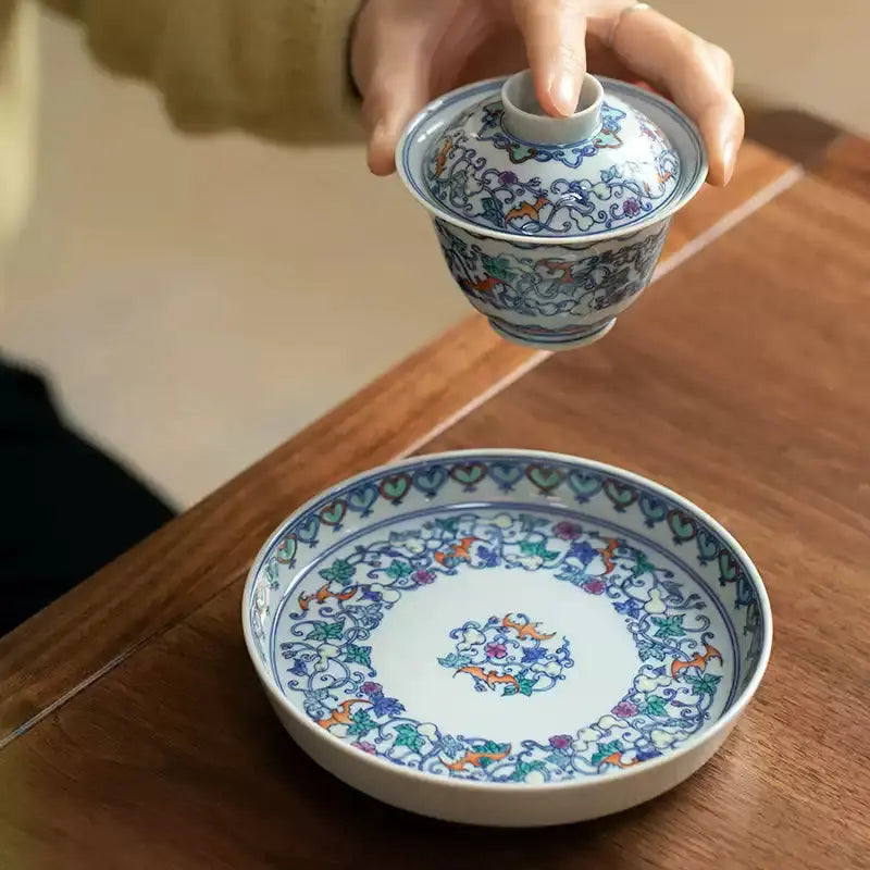 Wu Fu - Jing De Zhen Porcelain Gaiwan zycschina