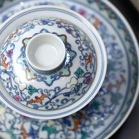 Wu Fu - Jing De Zhen Porcelain Gaiwan zycschina
