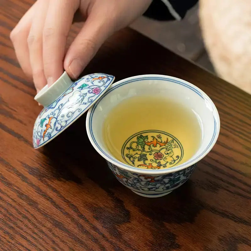 Wu Fu - Jing De Zhen Porcelain Gaiwan zycschina