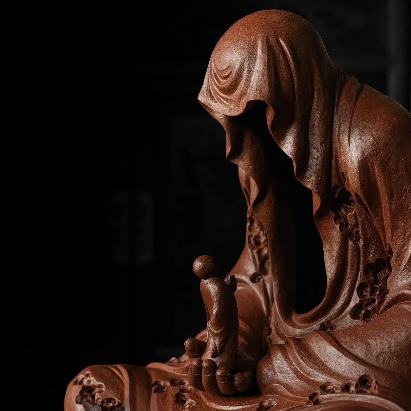 Wu Xiang Fo - Zisha Sculpture 江苏宜兴