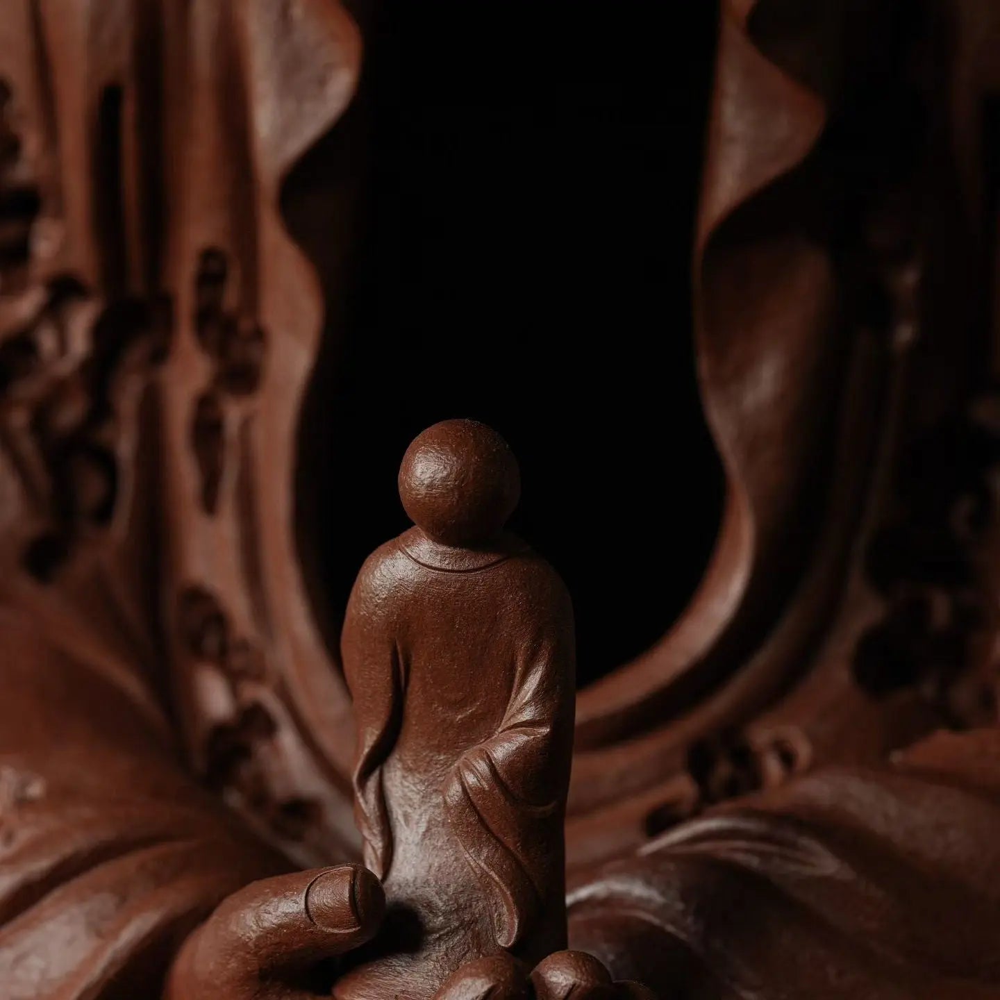 Wu Xiang Fo - Zisha Sculpture 江苏宜兴