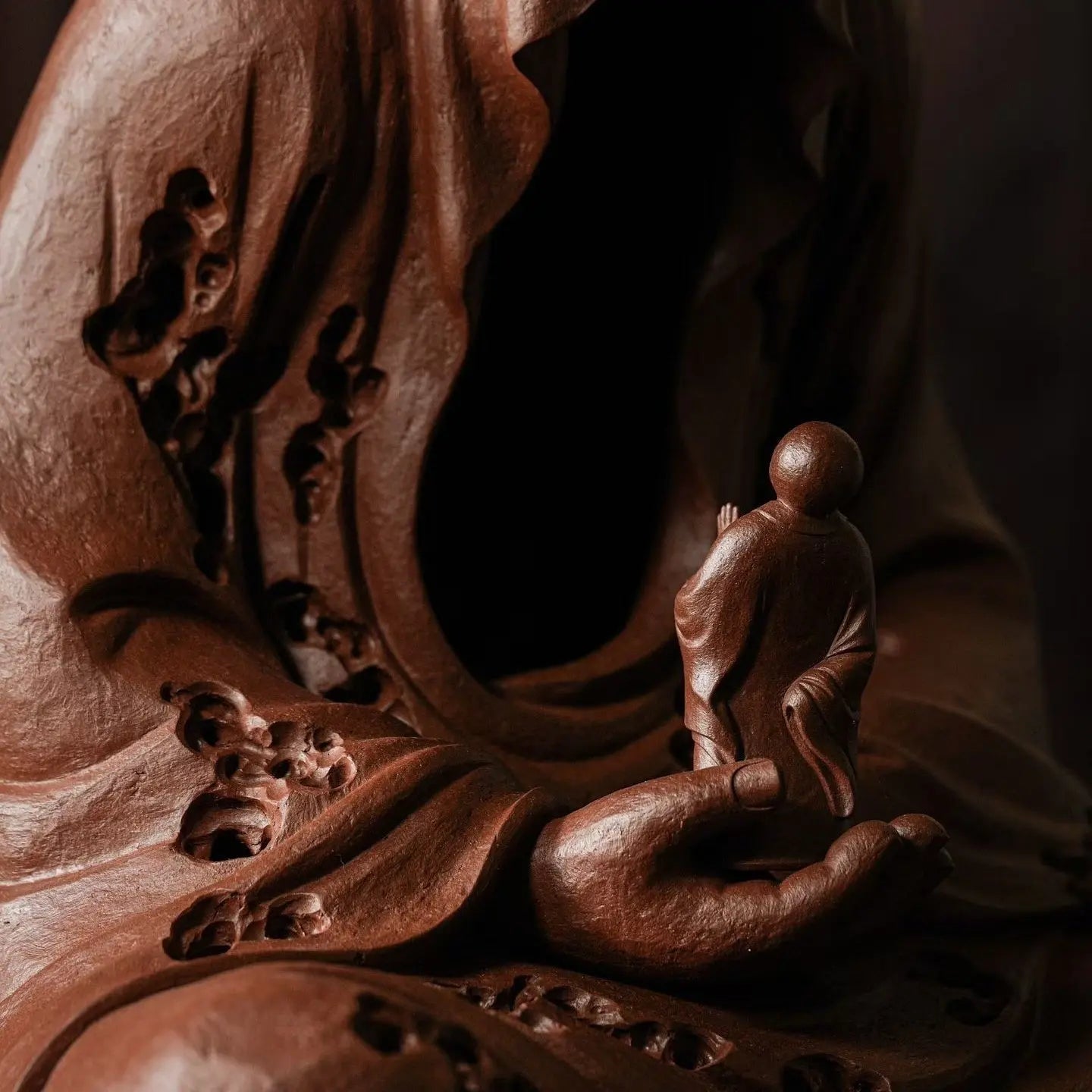 Wu Xiang Fo - Zisha Sculpture 江苏宜兴