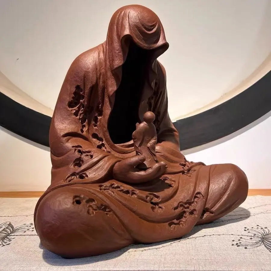 Wu Xiang Fo - Zisha Sculpture 江苏宜兴