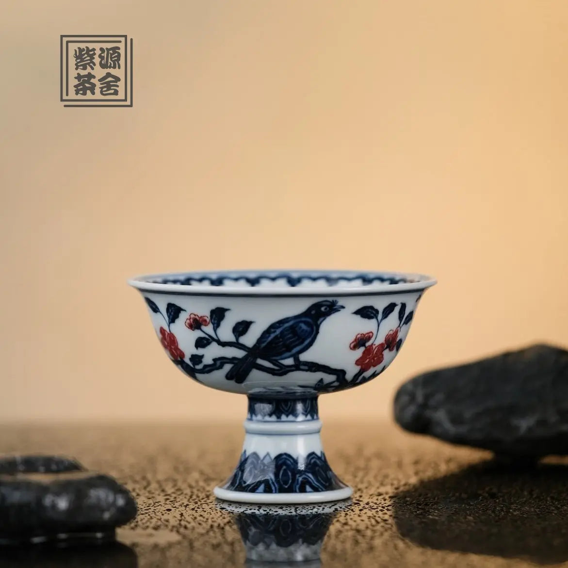 Xi Que Deng Mei - Jing De Zhen Porcelain Teacup zycschina