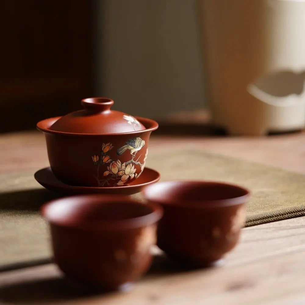 Xi Shang Mei Shao 180cc - Yixing Handmade Gaiwan zycschina