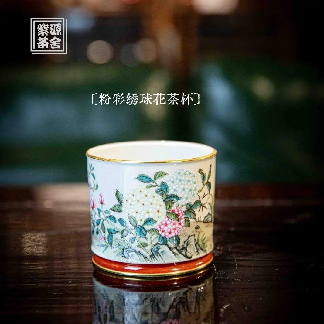 Xiu Qiu Hua 150cc - Jing De Zhen Porcelain Teacup zycschina