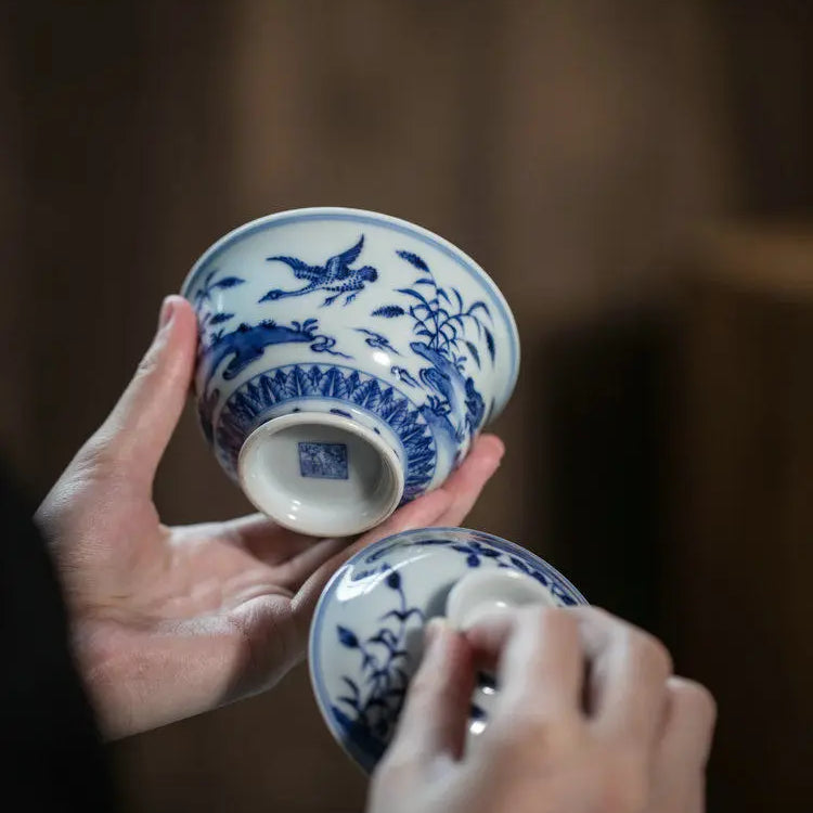 Xuan De Lu Yan - Jing De Zhen Porcelain Gaiwan zycschina