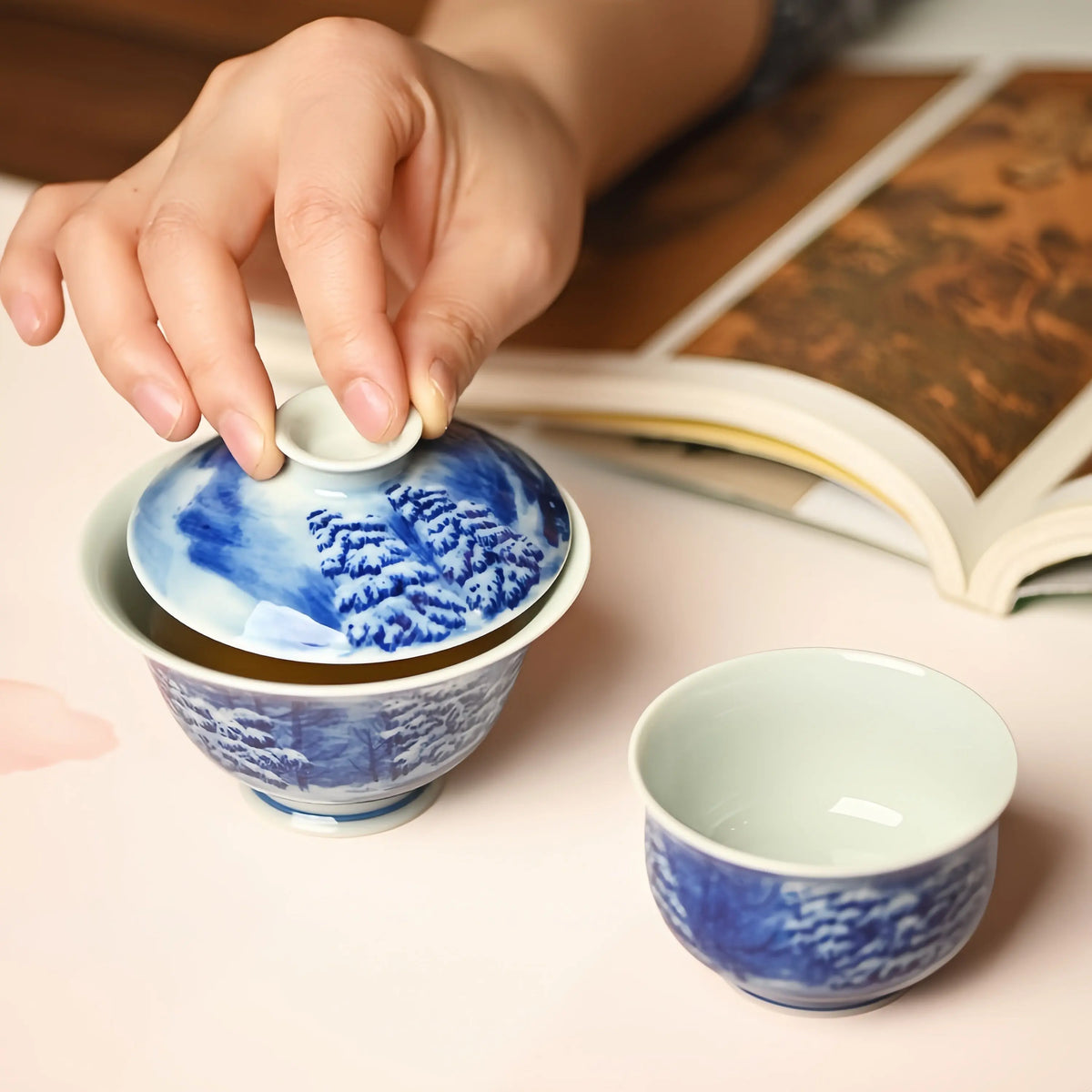 Xue Jing 135cc - Jingdezhen Porcelain Gaiwan zycschina